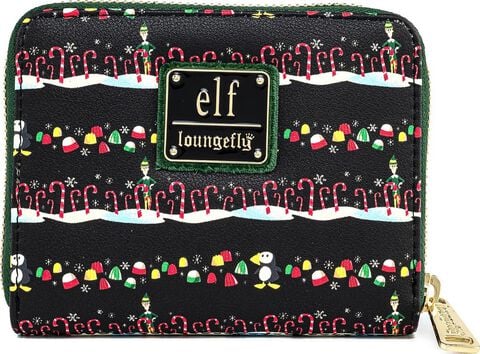Portefeuille Loungefly - Elf - Buddy Candy Cane Forest